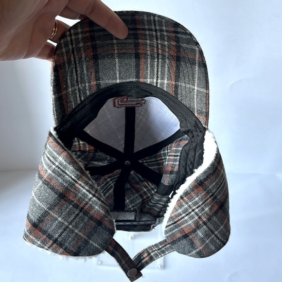 San Francisco Giants MLB Plaid Wool Earflap Hat - Picture 6 of 8